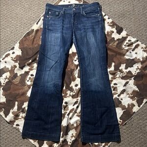 7 For All Mankind Dojo Flip Flop Flared Jeans 30/ 30
